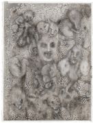 'Grey Area': THE TWILIGHT / SKUMRINGEN  - 2016, 76 x 57 cm., Ink, pencil, salt on paper.