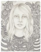 Youth 6 - Udsmykning på Marselisborg Gymnasium: Youth no. 6, 2016, blæk og blyant på papir. 50 x 38 cm.