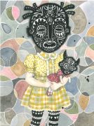 Girlhood - 2015, 31 x 23 cm., Akvarel, tusch og blyant på papir. Girlhood - 2015, 31 x 23 cm., Akvarel, tusch og blyant på papir.