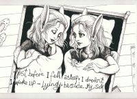 From Wonderland With Love - 2003. Detail (One out of a serie concisting of 50 drawings.)