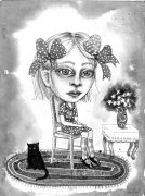 At_the_photographer - _ 2014, 31 x 23 cm., tush og blyant på papir. At_the_photographer - _ 2014, 31 x 23 cm., tush og blyant på papir.