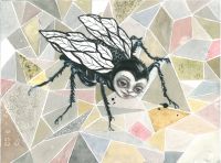 The Fly - 2014, 23 x 31 cm., Akvarel, tusch og blyant på papir.
The Fly - 2014, 23 x 31 cm., Akvarel, tusch og blyant på papir.