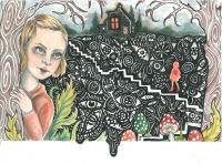 The Hill - 2014, 23 x 31 cm., Akvarel, tusch og blyant på papir.
The Hill - 2014, 23 x 31 cm., Akvarel, tusch og blyant på papir.